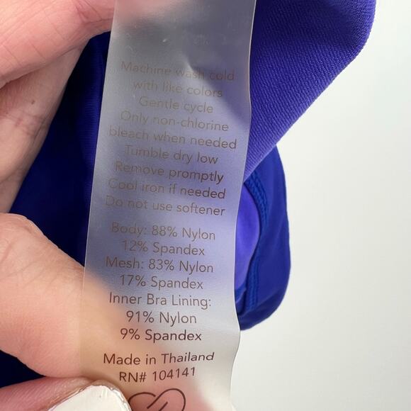 Calia by Carrie Underwood blue Built in Bra Racerback Athletic Tank Top sz small - Picture 5 of 8